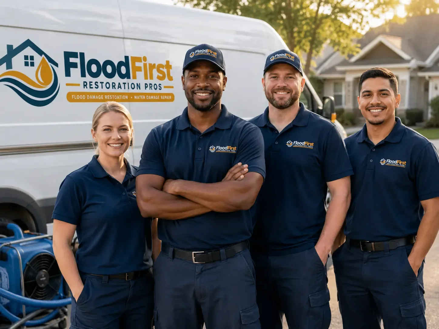 Flood Damage Restoration company in Great Lakes, IL